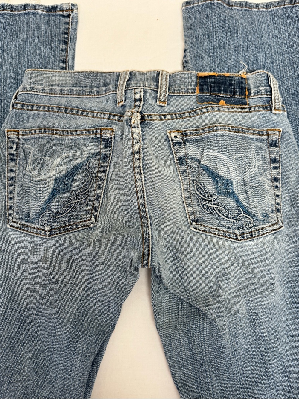 Lucky Brand Women's Light Blue Wide Leg Jeans - Picture 7 of 8